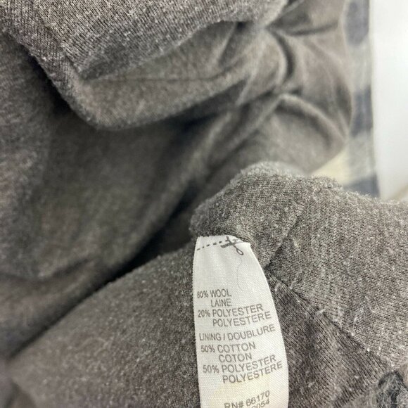 Free People Wool Plaid Shacket Woman 6 Small Collared Loose - Picture 9 of 10